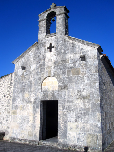 Cargeghe (Sassari), Chiesa di Santa Maria di Contra, esterno: facciata